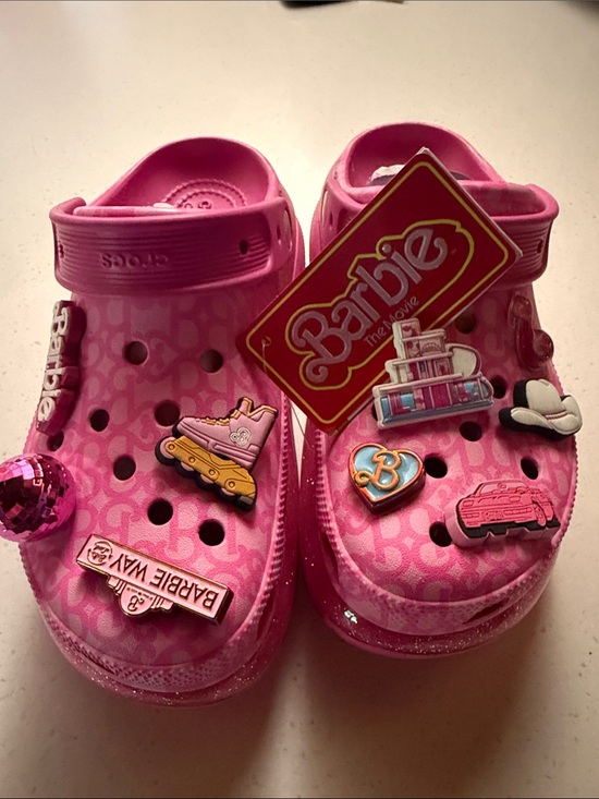 Barbie Shoes - Barbie Movie Mega Crush Clog with Decorative Charms